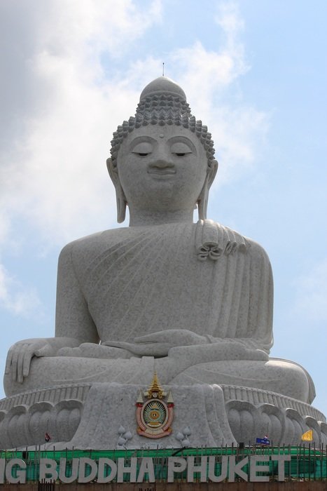 outdoor buddha statue in thailand