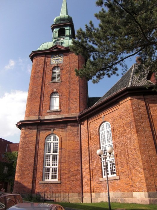 brick church in the town of Kappeln