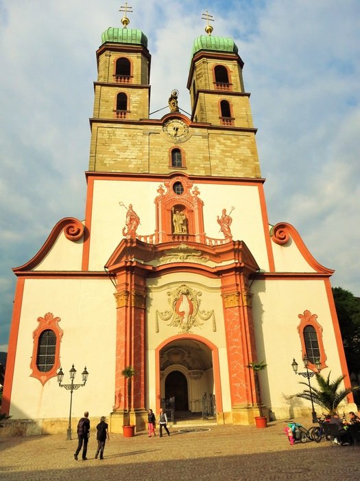 Beautiful St. Fridolinsmünster church, Germany, bad säckingen