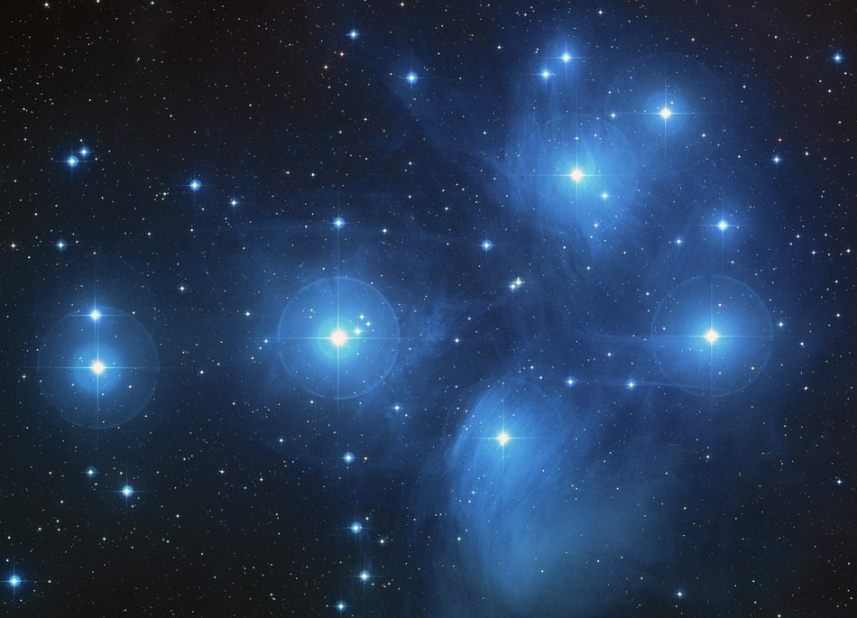 the pleiades star drawing