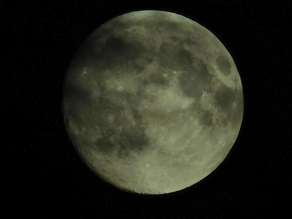 closeup photo of moon science astronomy