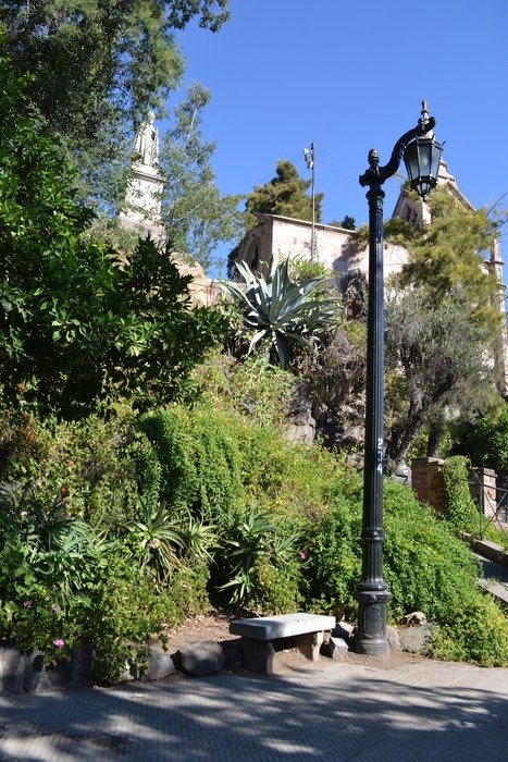 light post on a street