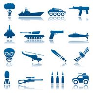 Military icon set N3