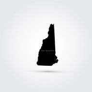 map of the U S state New Hampshire N2