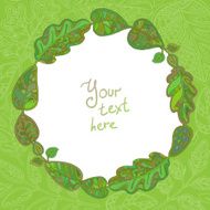 Decorative background with leaves N5