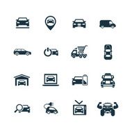 Car icons set N5