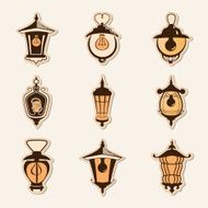 collection of lamps N2