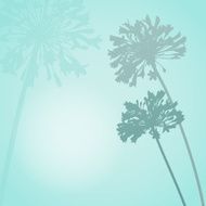 Flower Silhouette Card