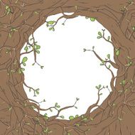 Frame with branches