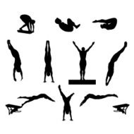 Dive Silhouette