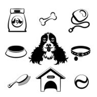 Dog Icons Set N3