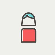 Female thin line icon