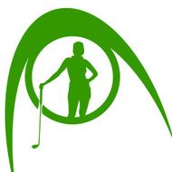 Vector silhouettes of golf N23