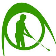 Vector silhouettes of golf N24