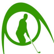 Vector silhouettes of golf N25