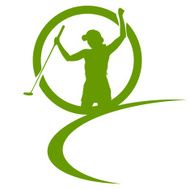 Vector silhouettes of golf N31