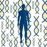Vector DNA Background