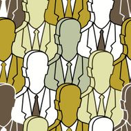 Group Of People seamless pattern