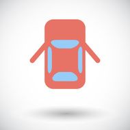 Car flat icon N6