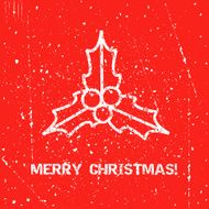 Greeting Christmas card N7
