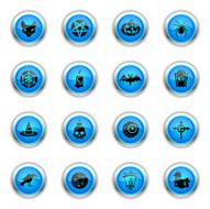 Blue Icons - Halloween