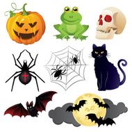 Halloween icons set N11