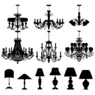 Chandeliers and Lamps