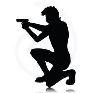 man with a gun N17