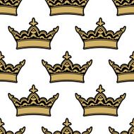 Royal heraldic seamless pattern N2
