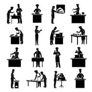 Cooking Icons Black