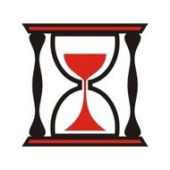 sandglass silhouette