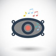 Icon of car speakers N2