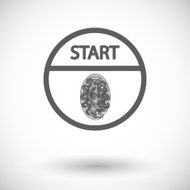 Start-stop button is protected by fingerprint N2