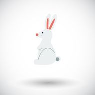 Rabbit single icon