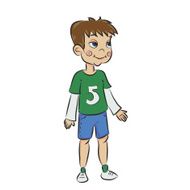 Cartoon little boy Character N2