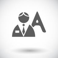 Person single flat icon N3