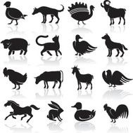 Domestic Animal Icon Set N2