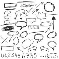 Set of comic speech bubbles Vector image