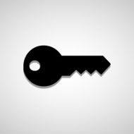Key icon great for any use Vector EPS10