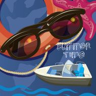 Summer time creative design template N3