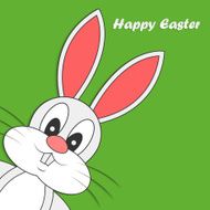 Abstract cute easter bunny N2