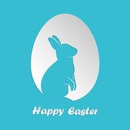 Easter egg with rabbit inside N2