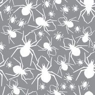 Vector spiders seamless pattern N3