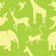 Seamless pattern with animals N5