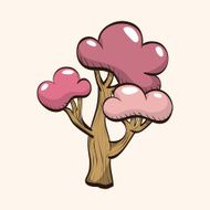 tree theme elements vector eps N5