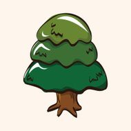 tree theme elements vector eps N7