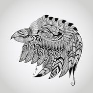 Vector Tattoo Eagle Head