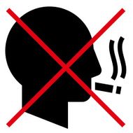 No smoking man icon