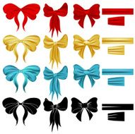 Gift bows with ribbons N2