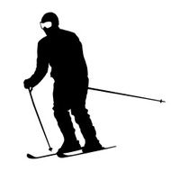 Mountain skier N4